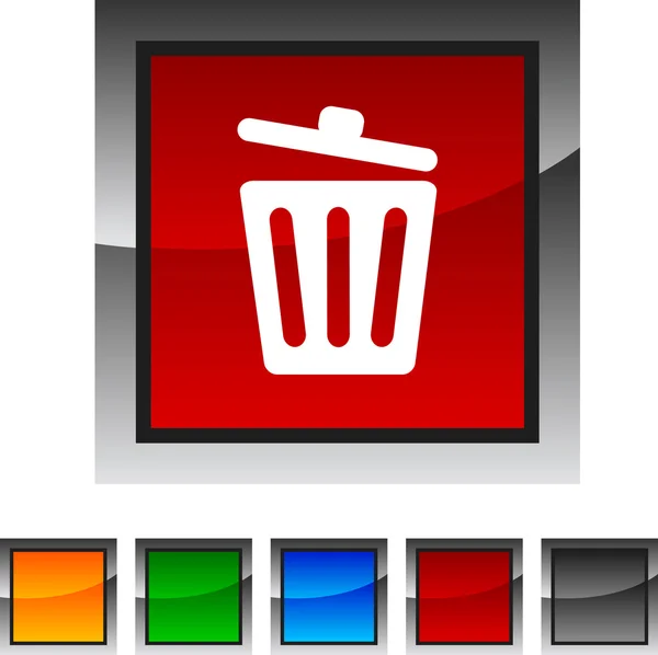 Recycle bin. icons. — Stock Vector
