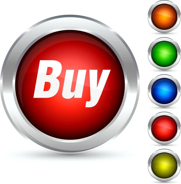 Comprar botão. — Vetor de Stock