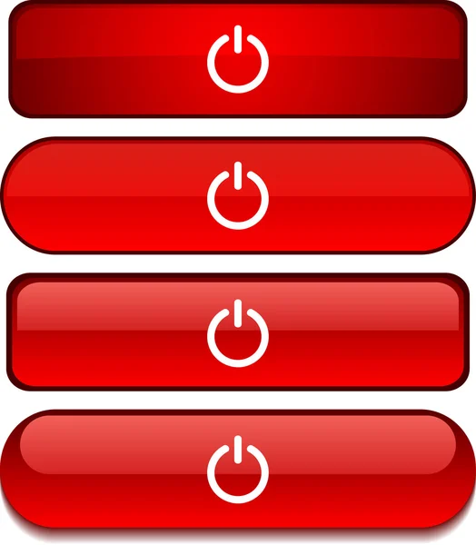 Switch button set. — Stock Vector