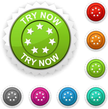 Try now award. clipart