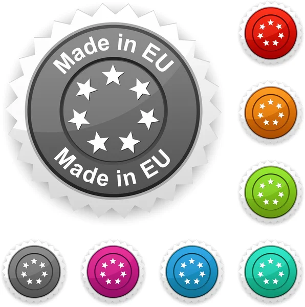 Premio Made in EU . — Vettoriale Stock