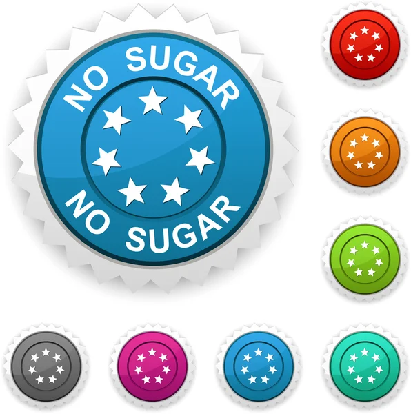 Nenhum prêmio de açúcar . — Vetor de Stock