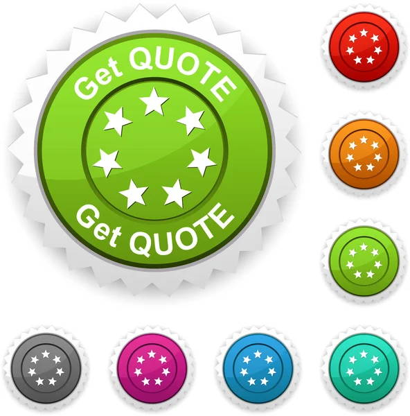 Get quote award. — Stock Vector