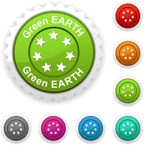 Zelená země ocenění. — Stockový vektor