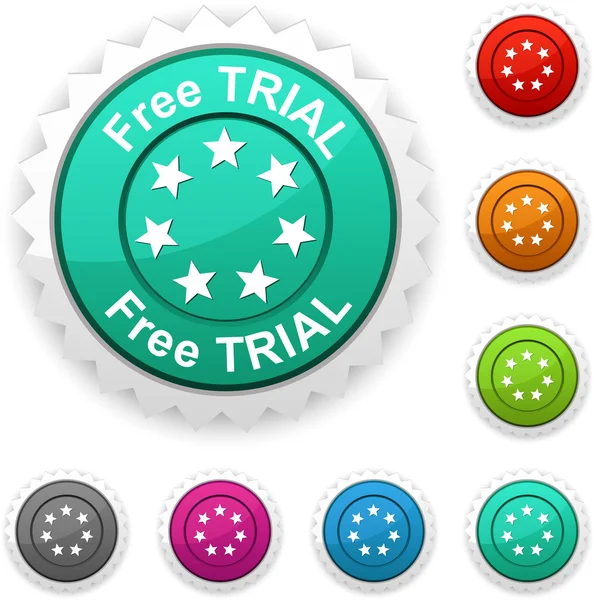 Free trial award. — Stock Vector