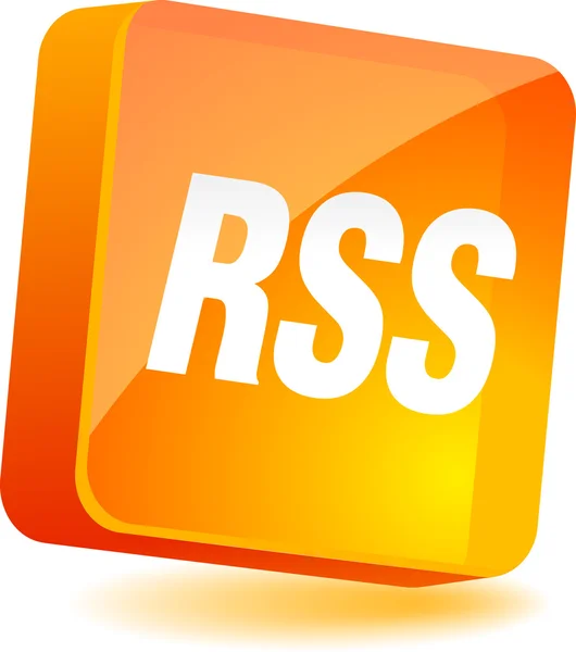 Icono de RSS . — Archivo Imágenes Vectoriales