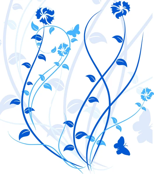 Printemps fond floral. — Image vectorielle
