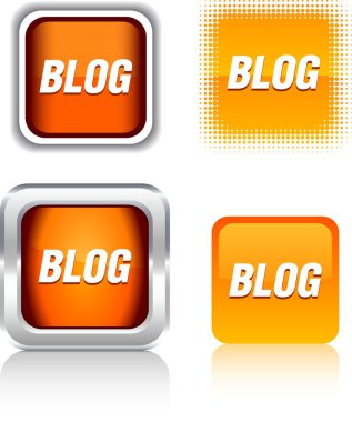 Blog icons. clipart