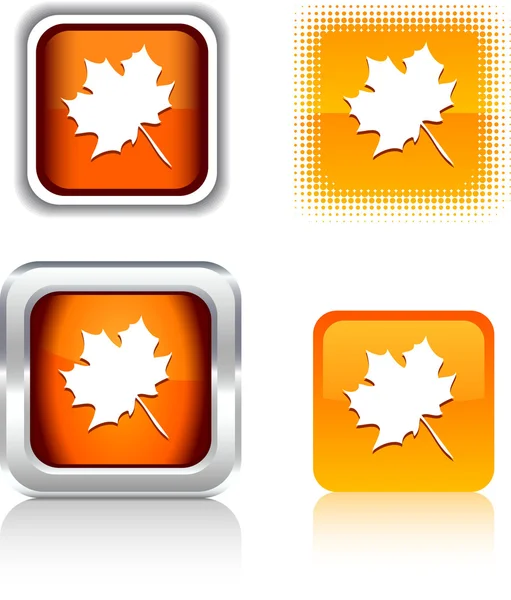 stock vector Autumn icons.