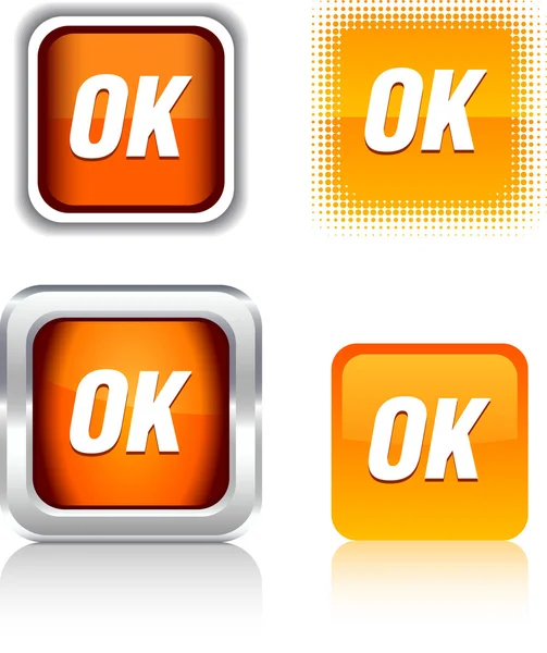 Ok-Symbole. — Stockvektor