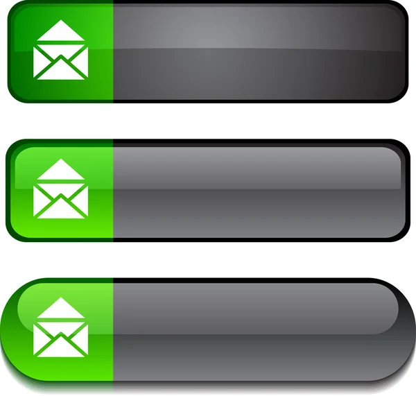 Conjunto de botões de E-mail . —  Vetores de Stock