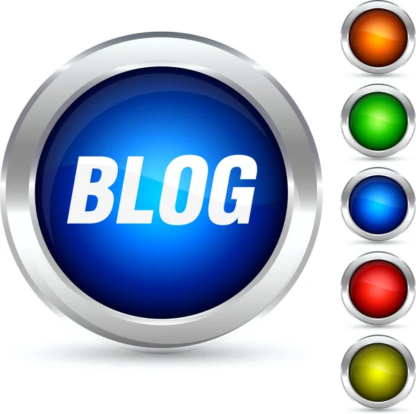 Blog button. — Stock Vector