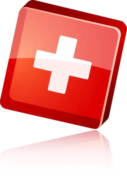 Zwitserland-pictogram. — Stockvector