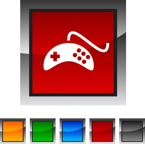 Gamepad ikoner. — Stock vektor