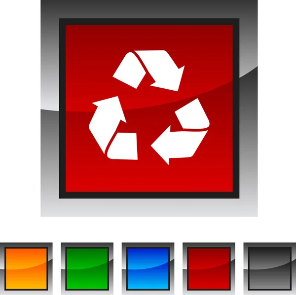 Icônes de recyclage . — Image vectorielle