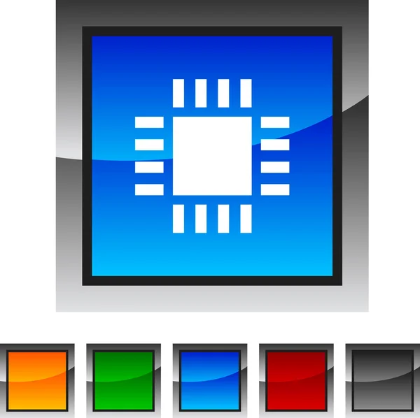 CPU ikony. — Stockový vektor