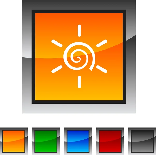 Slunce ikony. — Stockový vektor