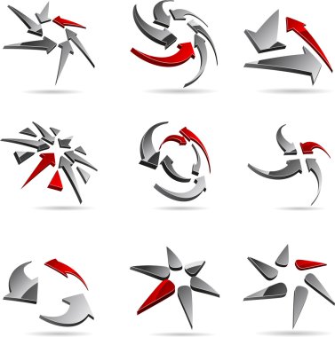 Company symbols. clipart