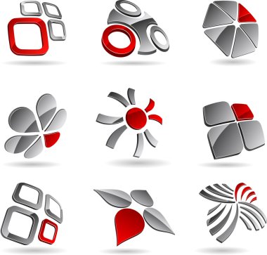 Company symbols. clipart