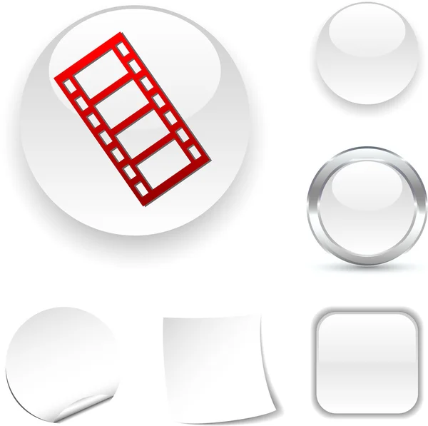 Icône du cinéma . — Image vectorielle