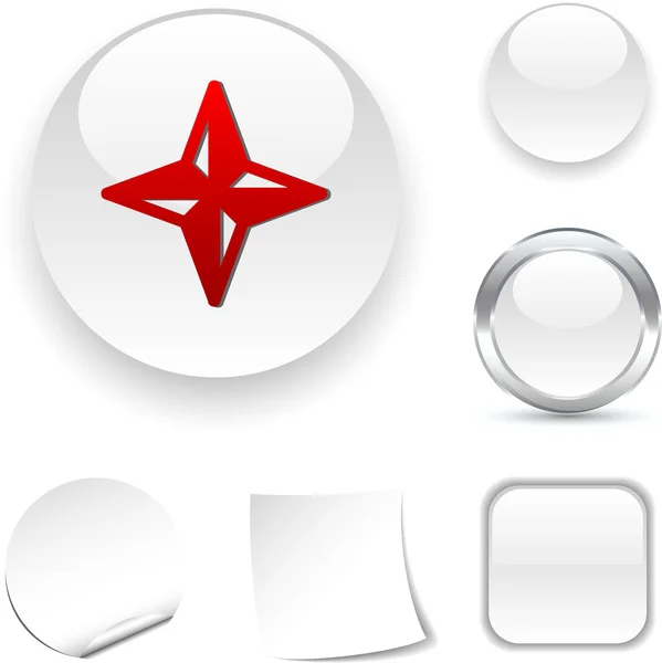 Compass icon. — Stock Vector