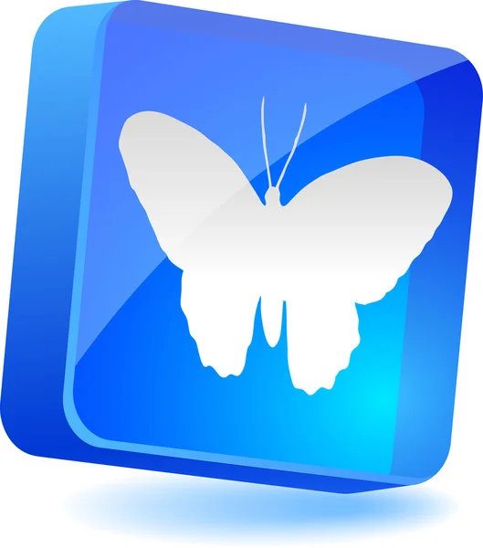Butterfly Icon. — Stock Vector
