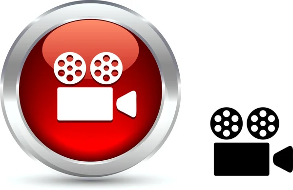 Κουμπί κινηματογράφος. — Διανυσματικό Αρχείο