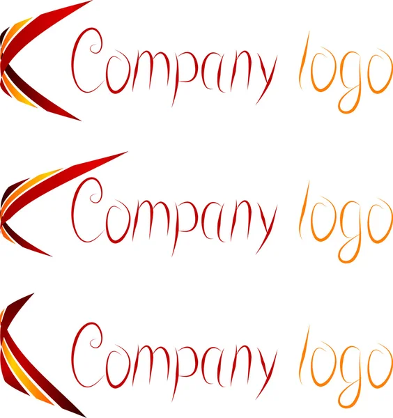 Conjunto de Logos de la compañía . — Vector de stock
