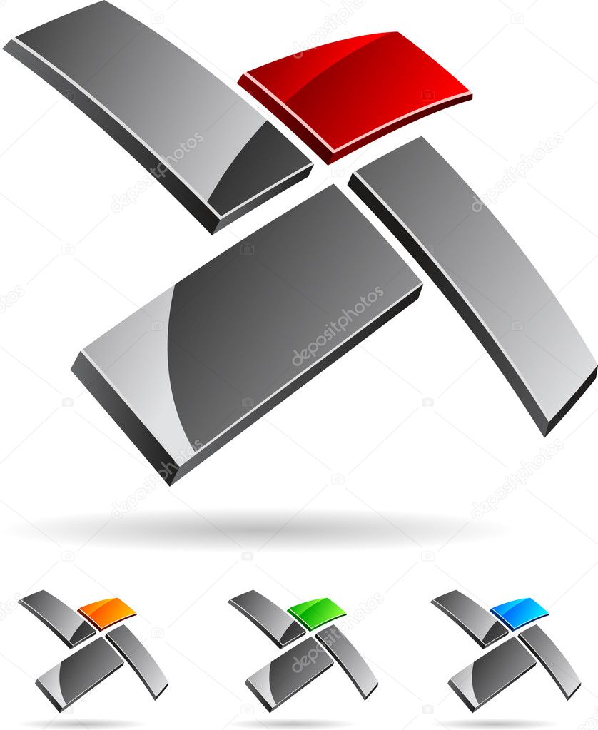 .Abstract company symbol. Vector illustration.