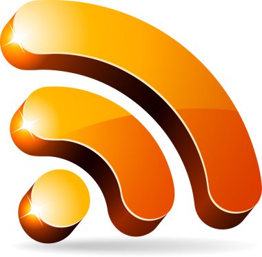 Rss symbol. clipart