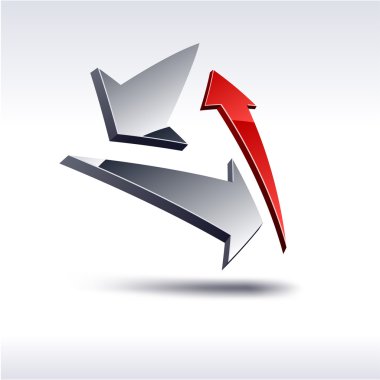 Abstract 3d icon. clipart