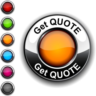 Get quote button. clipart