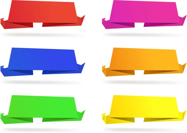 Fondos de pantalla de origami . — Vector de stock
