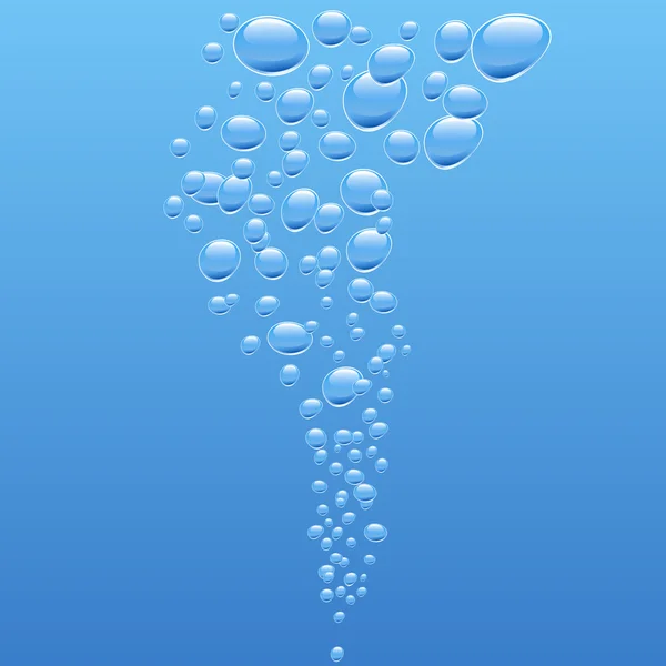 Пузыри в воде. [Вектор] — стоковый вектор