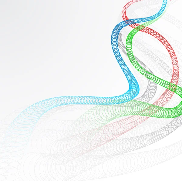 Bsckground spirale colorée . — Image vectorielle