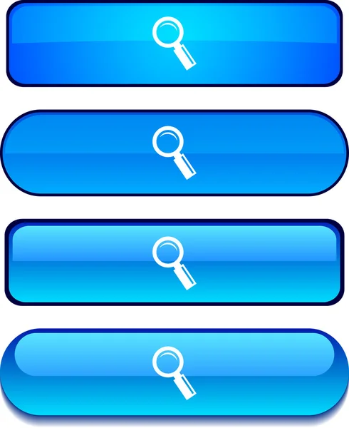 Searching button set. — Stock Vector