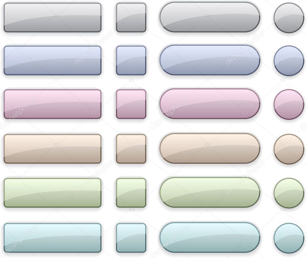 Pale blank buttons.