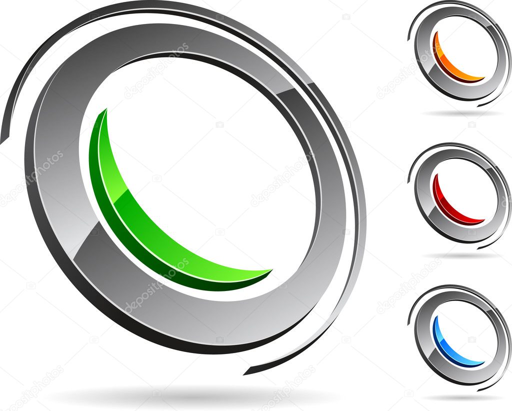 Abstract company symbol. Vector illustration.