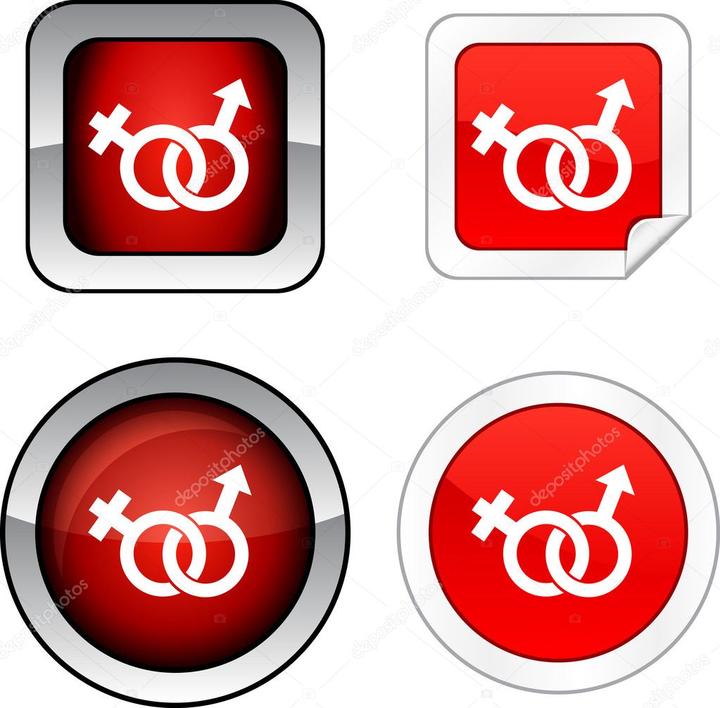 Sex Button Set Stock Vector Image By ©maxborovkov 5308750 5166