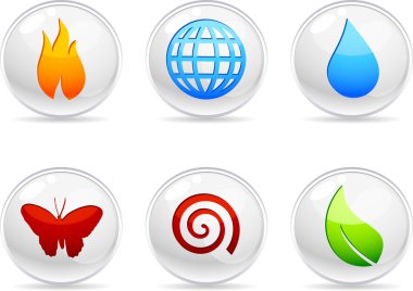 Nature Icons. clipart