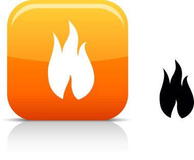 Fire icon. clipart