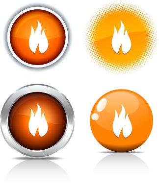 Fire buttons. clipart