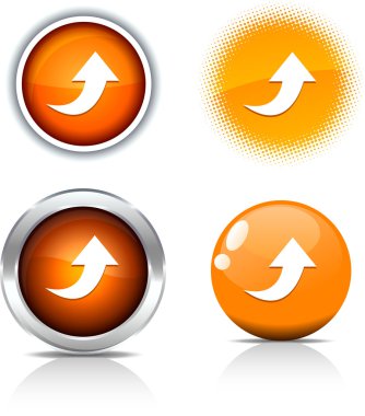 Upload buttons. clipart