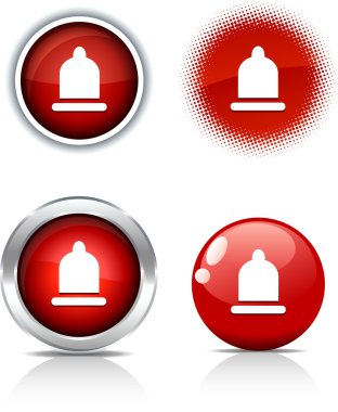 Condom buttons. clipart