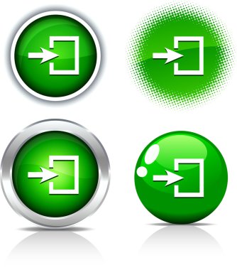 Entrance buttons. clipart