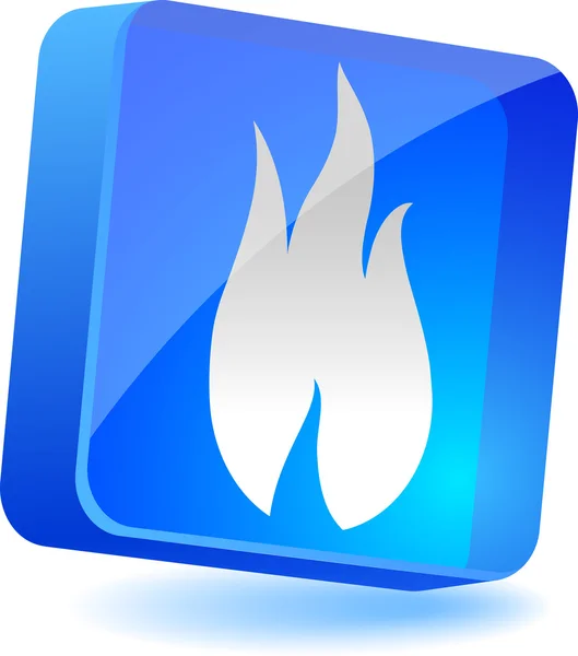 Fire Icon. — Stock Vector