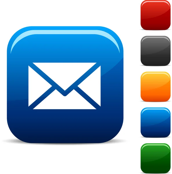 E-mailové ikony. — Stockový vektor