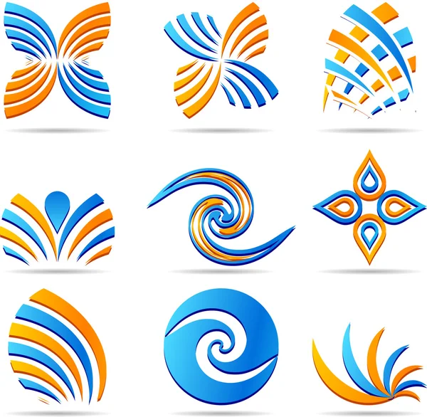 Набір логотипів компанії . — стоковий вектор