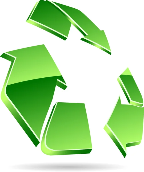 Σύμβολο ανακύκλωσης. — Διανυσματικό Αρχείο