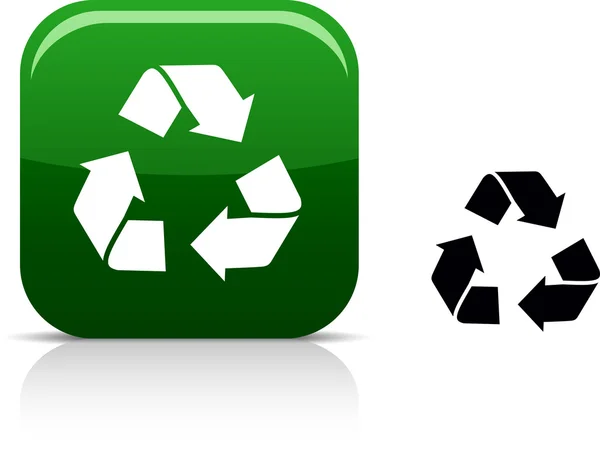 Recycling-Ikone. — Stockvektor